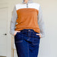 Colorblock Pullover Sweater Tops Doe & Rae