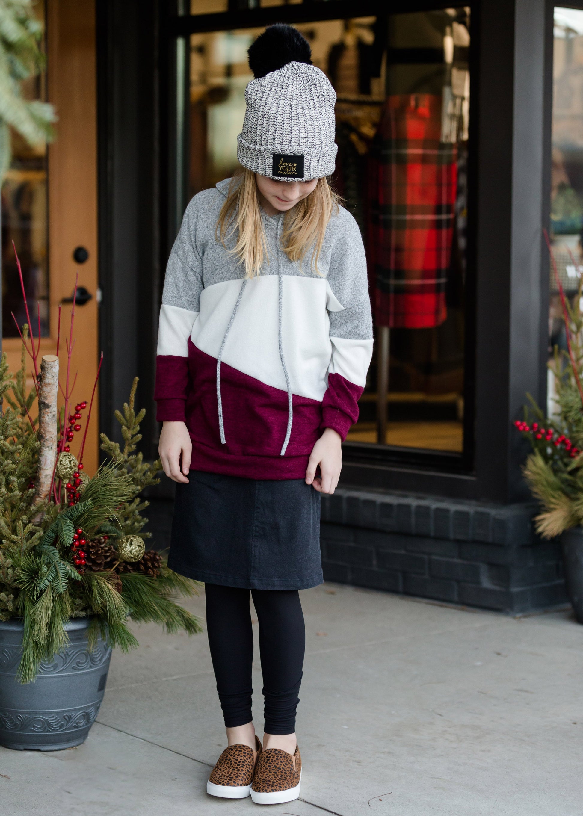 Colorblock Striped Hoodie - FINAL SALE Layering Essentials