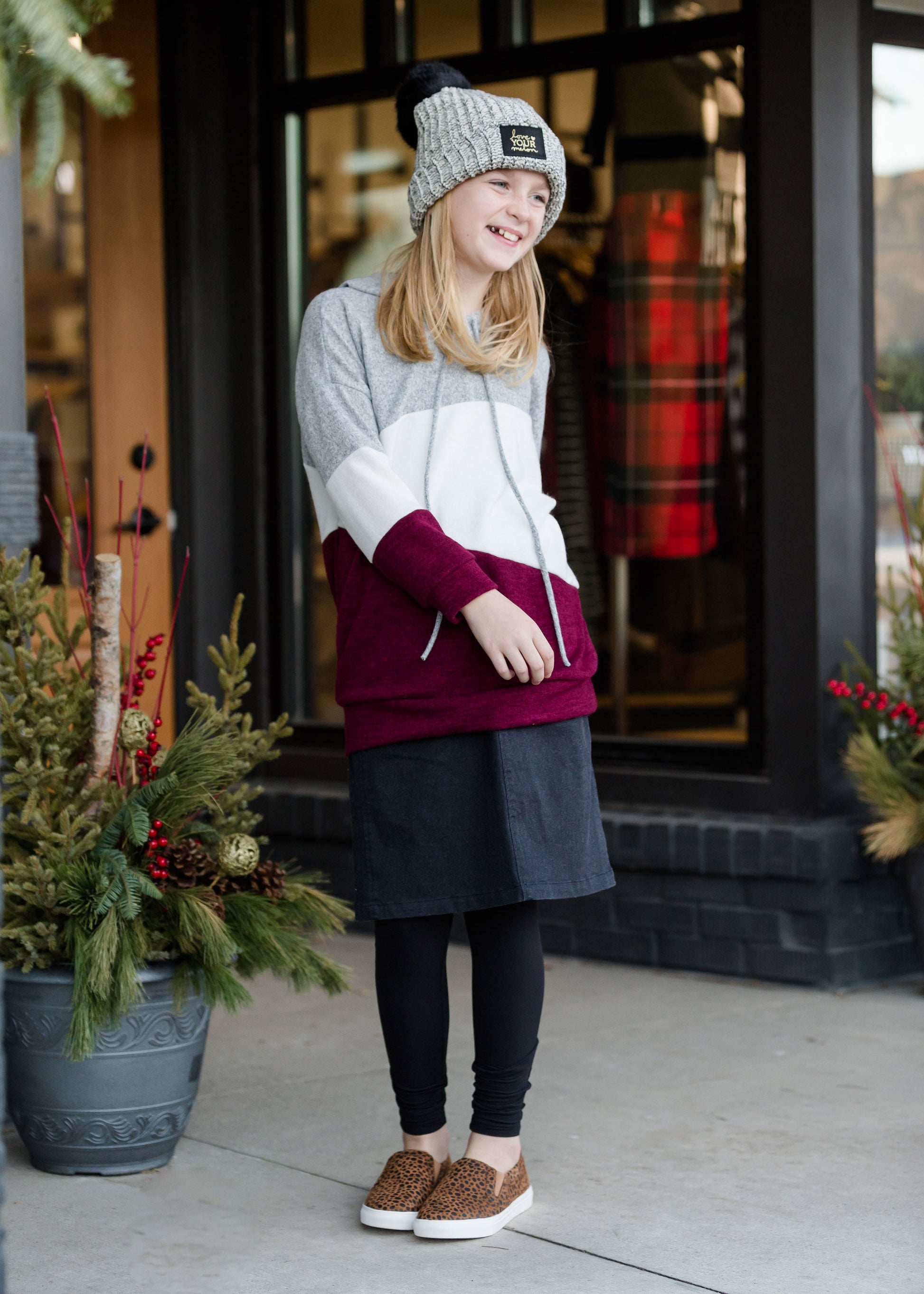 Colorblock Striped Hoodie - FINAL SALE Layering Essentials