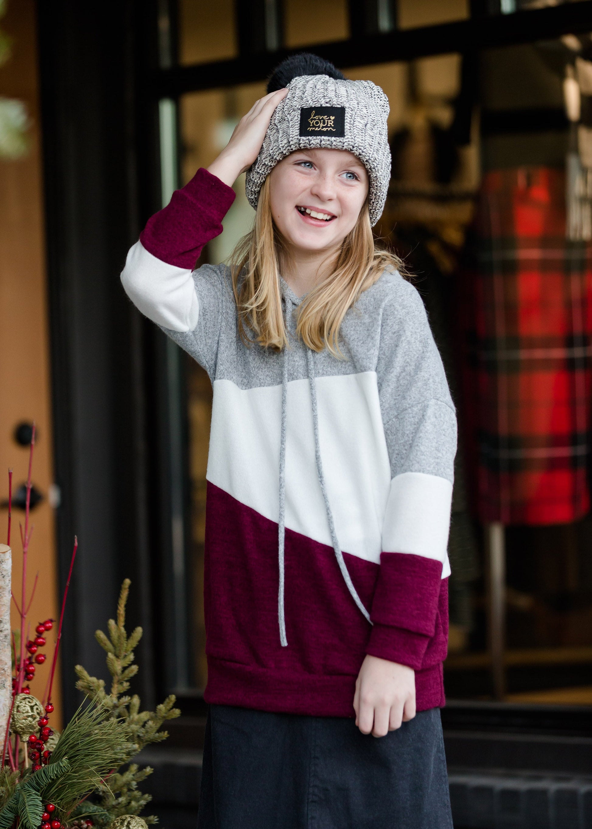 Colorblock Striped Hoodie - FINAL SALE Layering Essentials