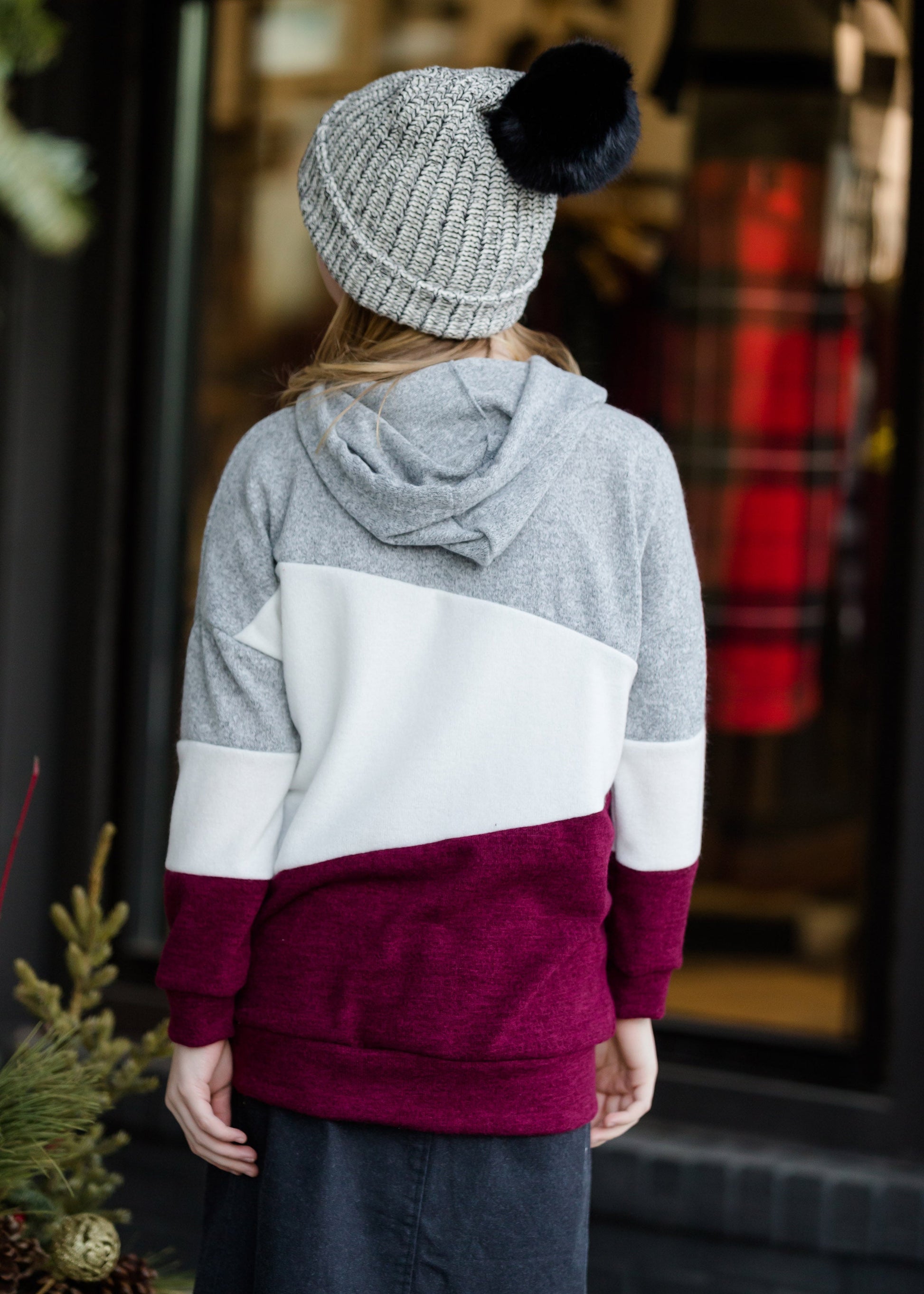 Colorblock Striped Hoodie - FINAL SALE Layering Essentials
