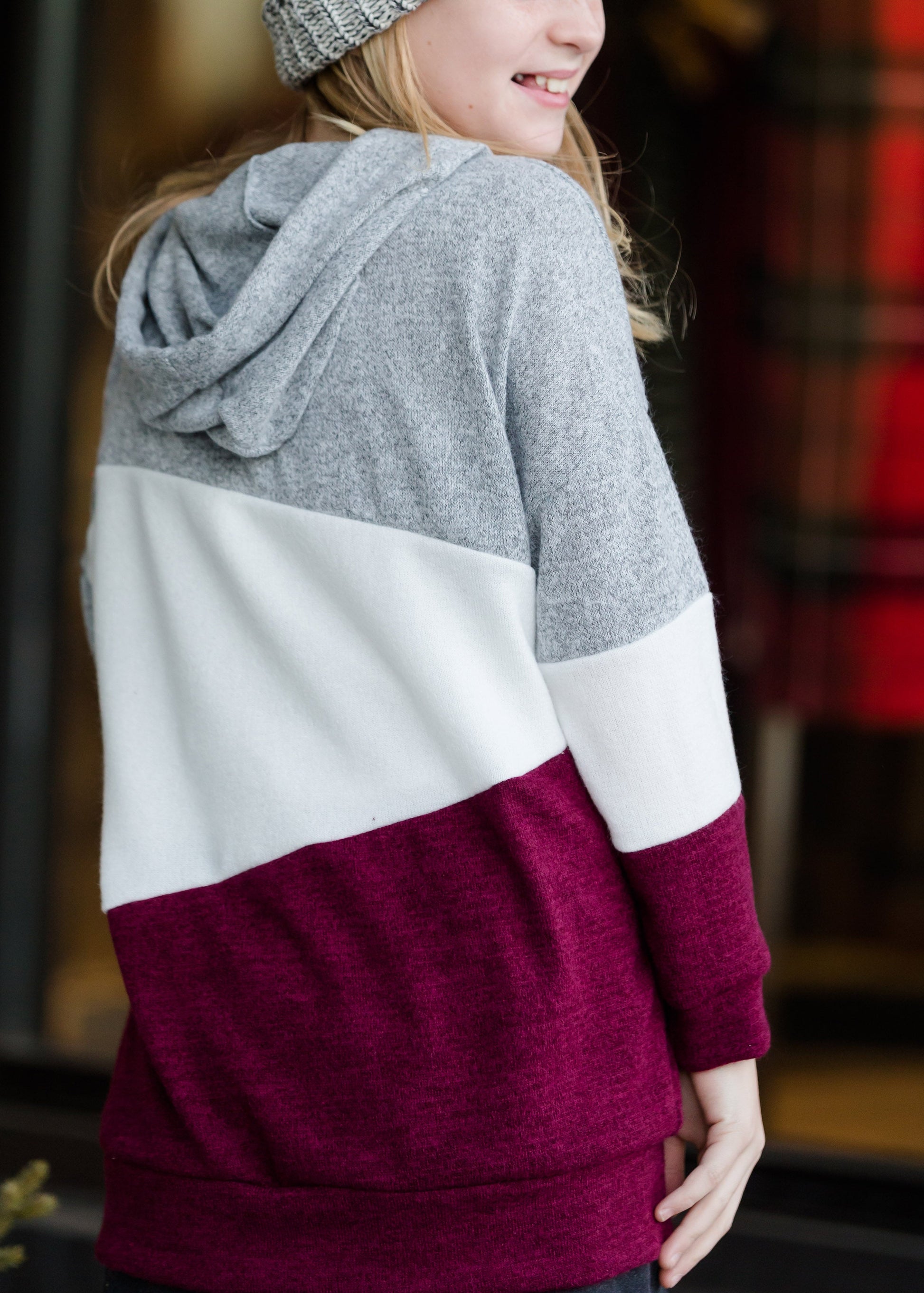 Colorblock Striped Hoodie - FINAL SALE Layering Essentials