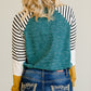 Colorblock Striped Raglan Top - FINAL SALE Tops