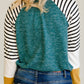 Colorblock Striped Raglan Top - FINAL SALE Tops