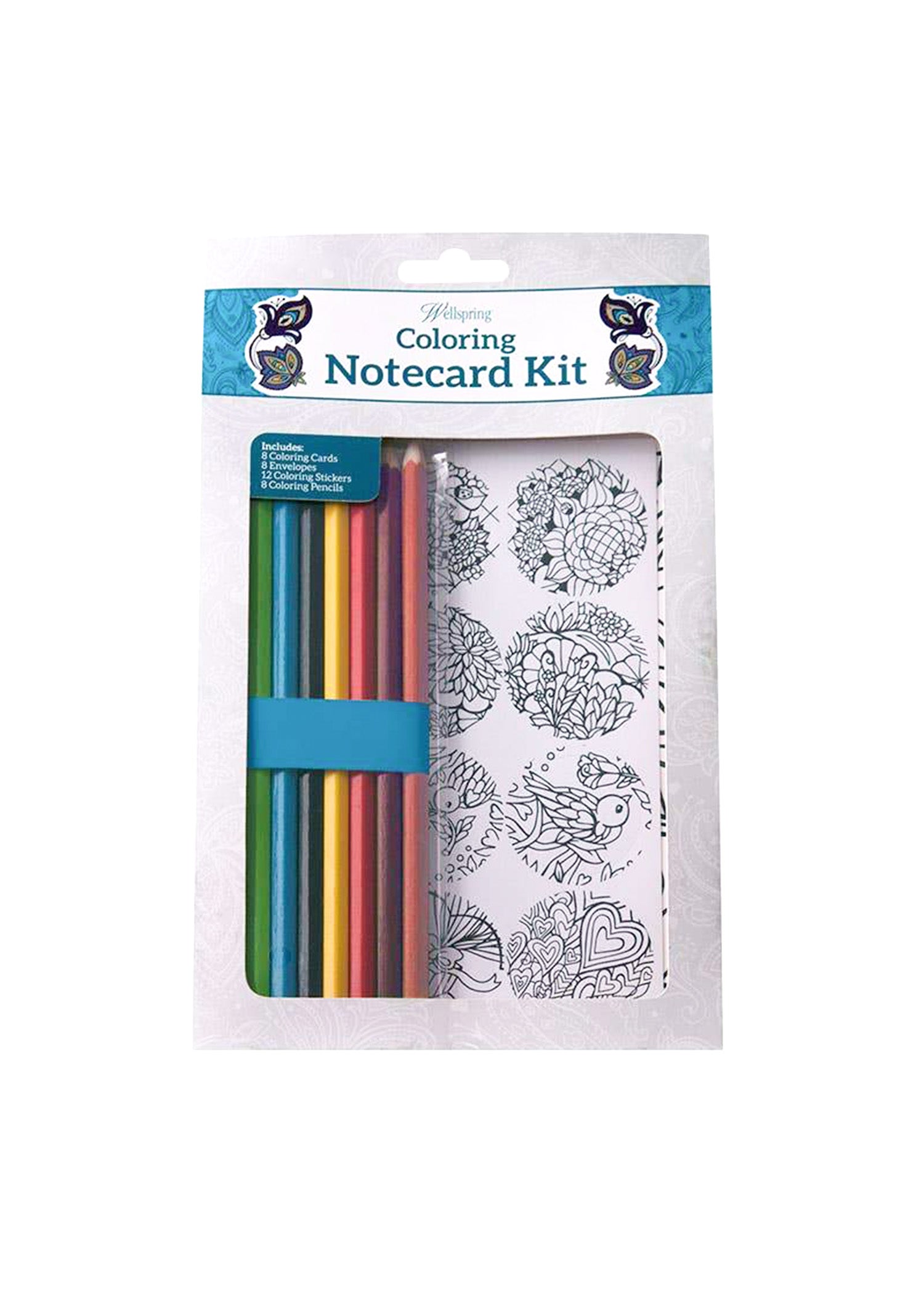 Coloring Notecard Kit Home & Lifestyle