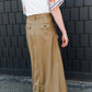 khaki a-line long skirt