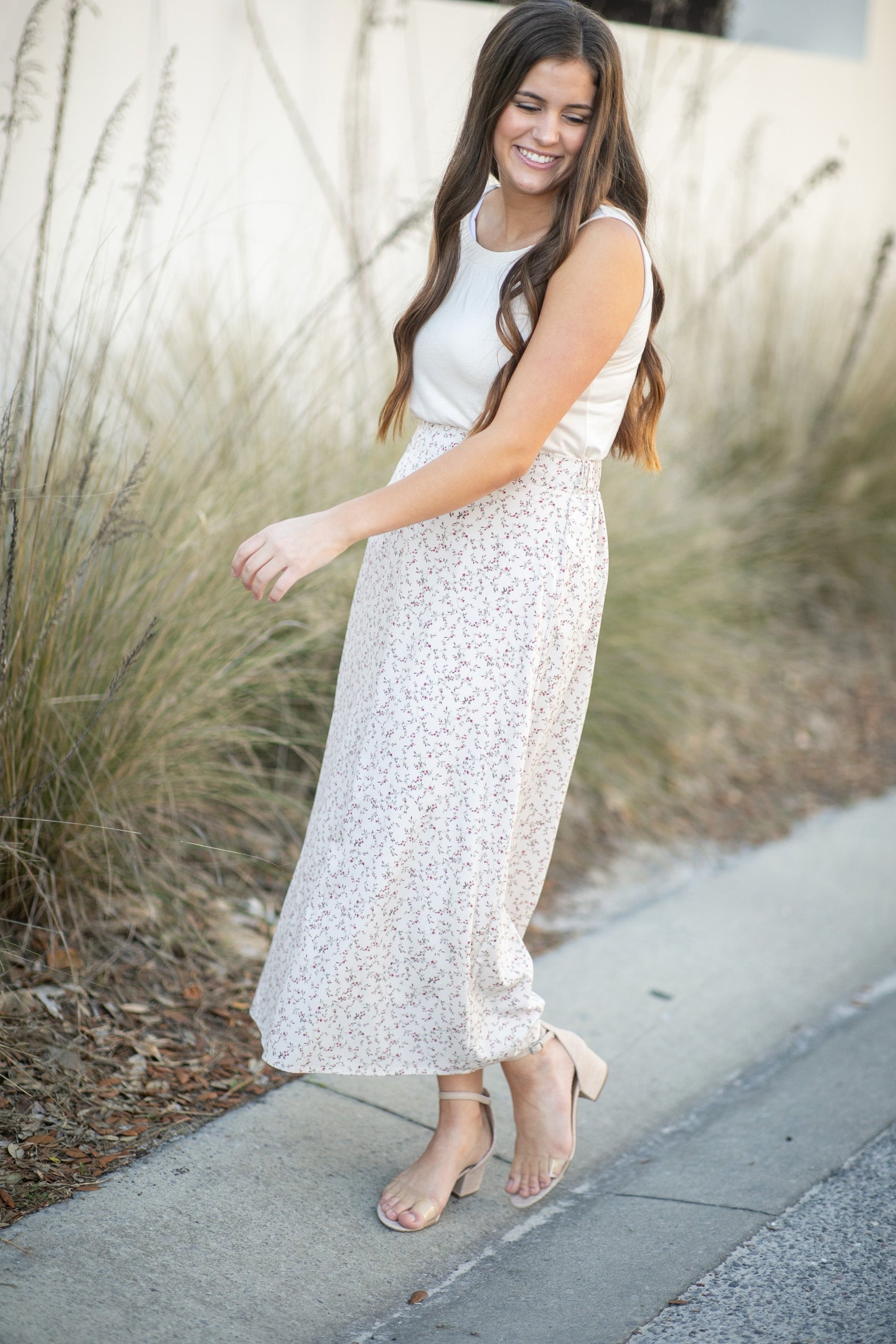 Coming Soon! Braylyn Floral Midi Skirt Skirts