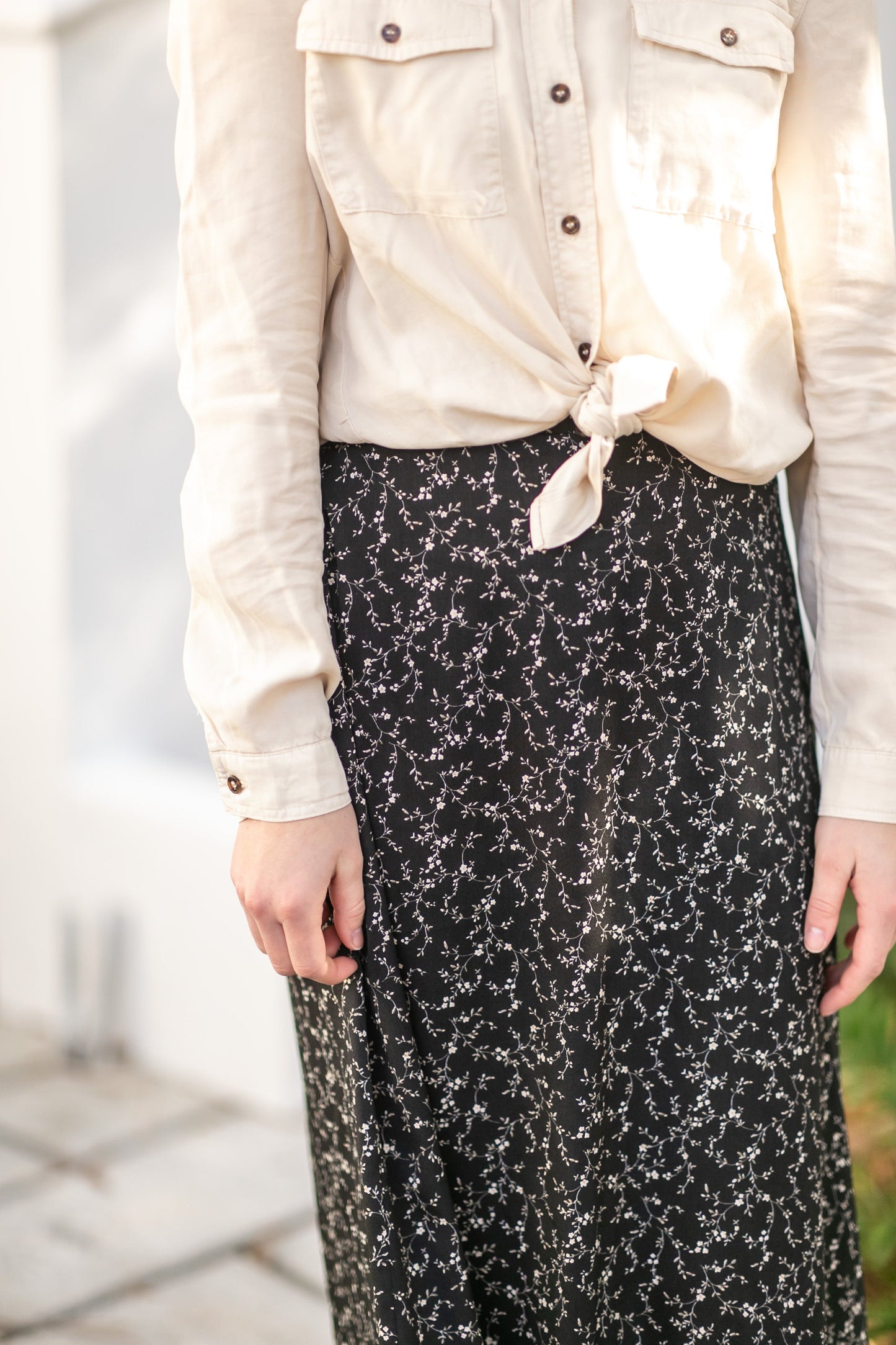 Coming Soon! Braylyn Floral Midi Skirt Skirts