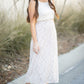 Coming Soon! Braylyn Floral Midi Skirt Skirts Ivory / XS
