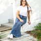 Coming Soon! Dakotah Raw Hem Long Denim Skirt Skirts