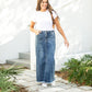 Coming Soon! Dakotah Raw Hem Long Denim Skirt Skirts