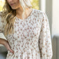 Coming Soon! Flora 3/4 Puff Sleeve Smocked Midi Dress Dresses