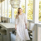 Coming Soon! Flora 3/4 Puff Sleeve Smocked Midi Dress Dresses