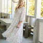Coming Soon! Flora 3/4 Puff Sleeve Smocked Midi Dress Dresses
