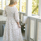 Coming Soon! Flora 3/4 Puff Sleeve Smocked Midi Dress Dresses