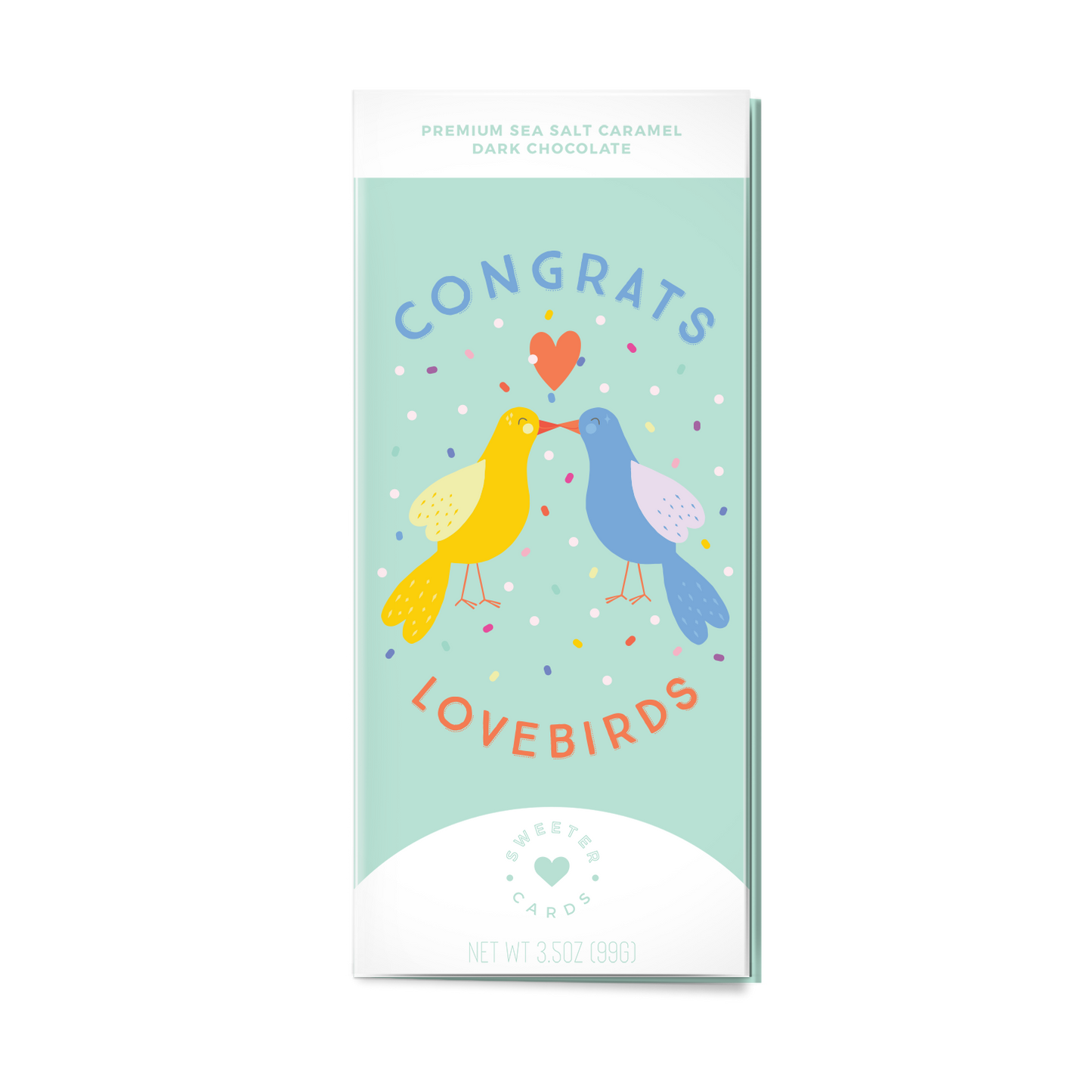 Congrats Love Birds Chocolate Greeting Card Home & Lifestyle