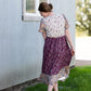 Contrast Multi Floral Midi Dress - FINAL SALE Dresses