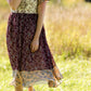 Contrast Multi Floral Midi Dress - FINAL SALE Dresses