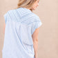 Contrast Short Sleeve Top Tops