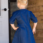 Toddler Denim Midi Dress with buttons