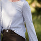 Contrast Tie Back Top