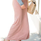 Coral and Gray Striped Maxi Skirt - FINAL SALE Skirts