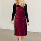 Corduroy Overall Midi Dress - FINAL SALE Dresses