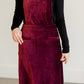 Corduroy Overall Midi Dress - FINAL SALE Dresses