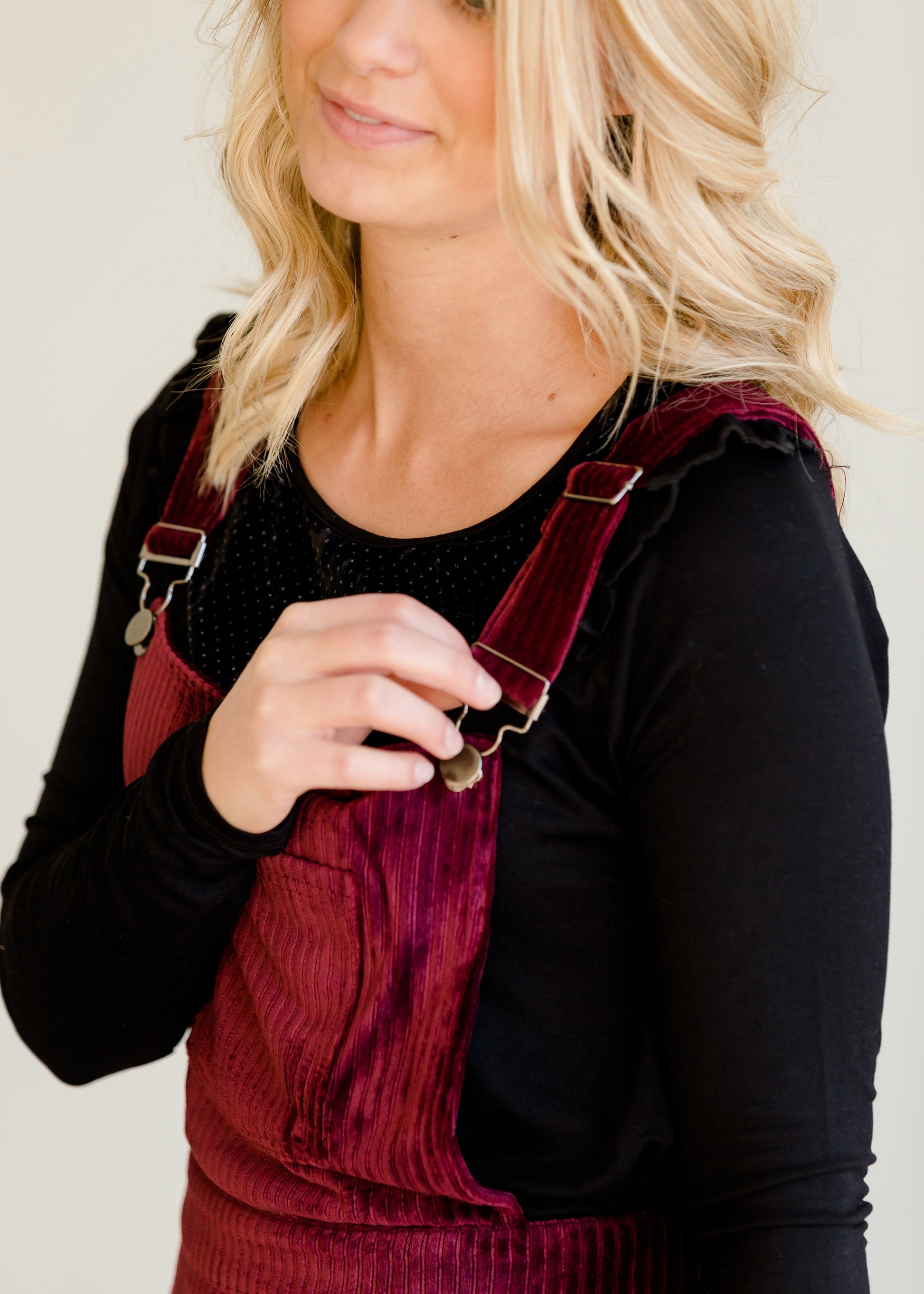 Corduroy Overall Midi Dress - FINAL SALE Dresses