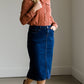 Corduroy Roll Sleeve Top - FINAL SALE Tops