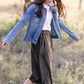 Corduroy Self Tie Elastic Waist Midi Skirt Skirts Polagram