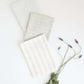Mint colored printed 100% Cotton Tea Towels