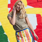 olive colored cotton rolled tee