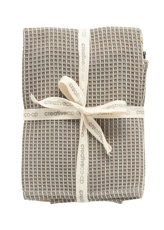 Cotton Waffle Weave Tea Towels - Set of 3 Home & Lifestyle