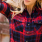 Cozy Checker Plaid Top