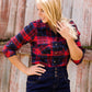 Cozy Checker Plaid Top