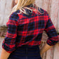 Cozy Checker Plaid Top