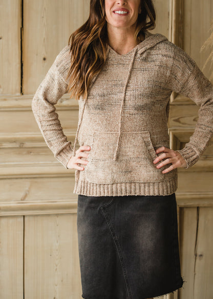 Cozy Chenille Hooded Sweater - FINAL SALE Shirt