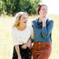 teal cowl neck sweater