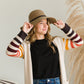 Cozy Striped Warm Cardigan - FINAL SALE Layering Essentials