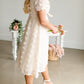 Cream Pom Pom Midi Dress - FINAL SALE Dresses
