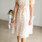Cream Pom Pom Midi Dress - FINAL SALE Dresses