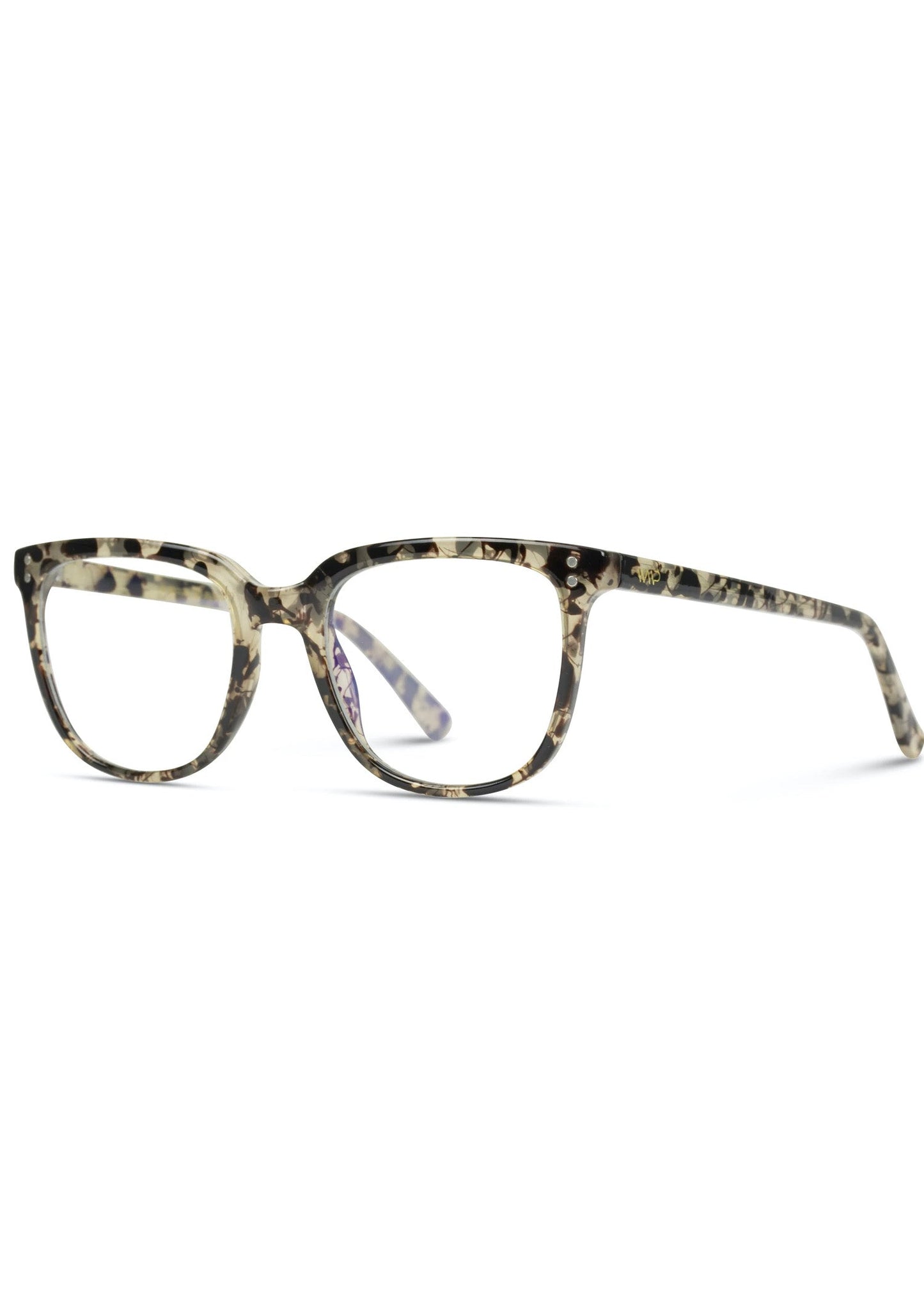 Cream Tortoise Frame Blue Light Glasses Accessories