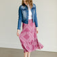 Crinkle Tiered Midi Skirt - FINAL SALE Skirts