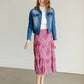 Crinkle Tiered Midi Skirt - FINAL SALE Skirts