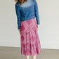 Crinkle Tiered Midi Skirt - FINAL SALE Skirts
