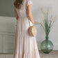Crochet Tiered Layer Maxi Dress Dresses Tea N Rose