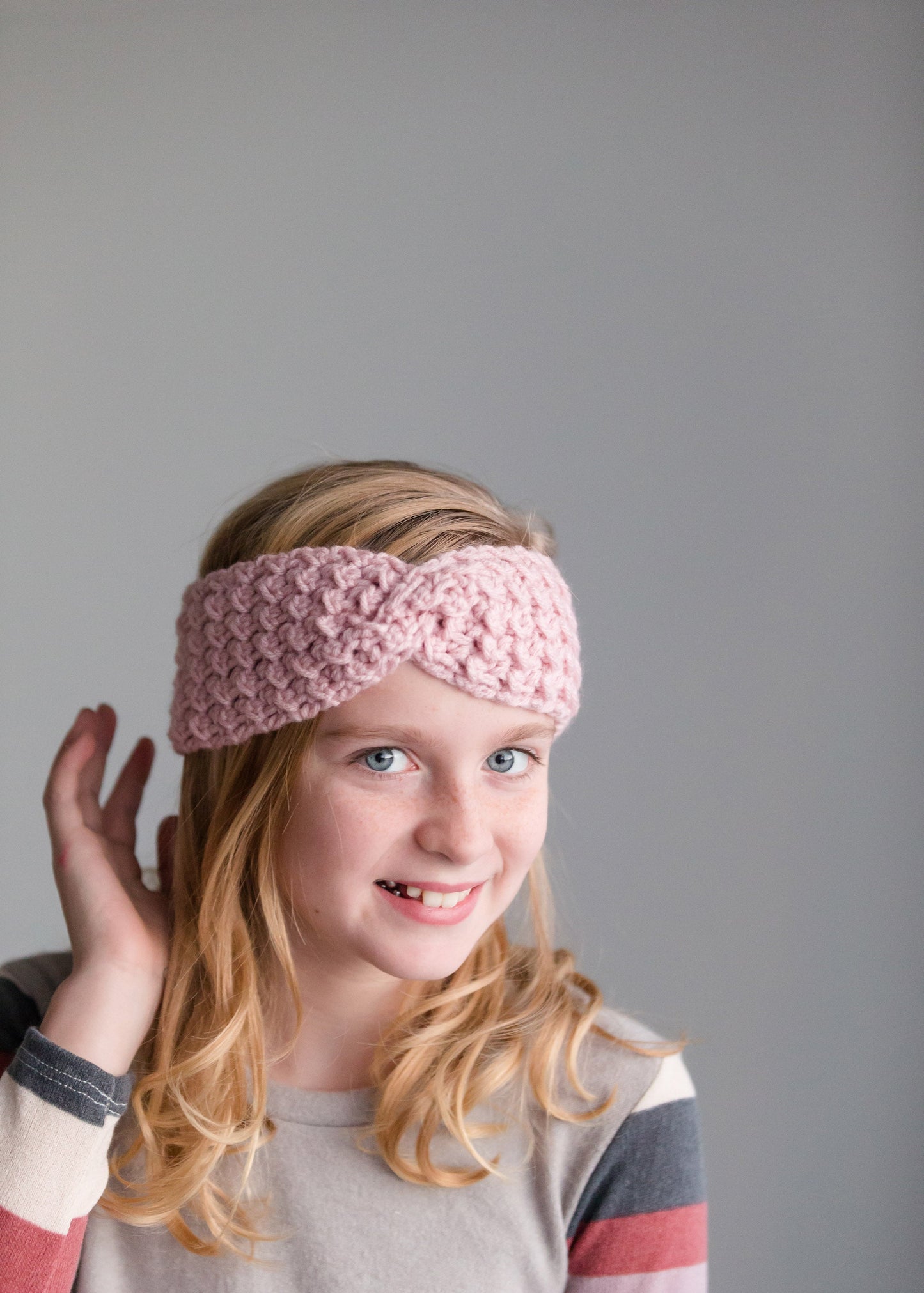 Crocheted Blush Headband - FINAL SALE Accessories