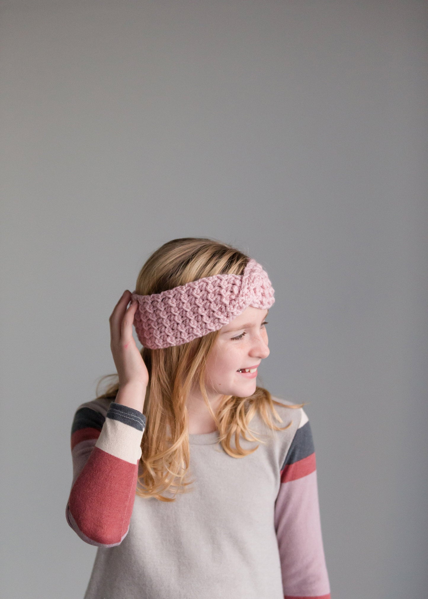 Crocheted Blush Headband - FINAL SALE Accessories