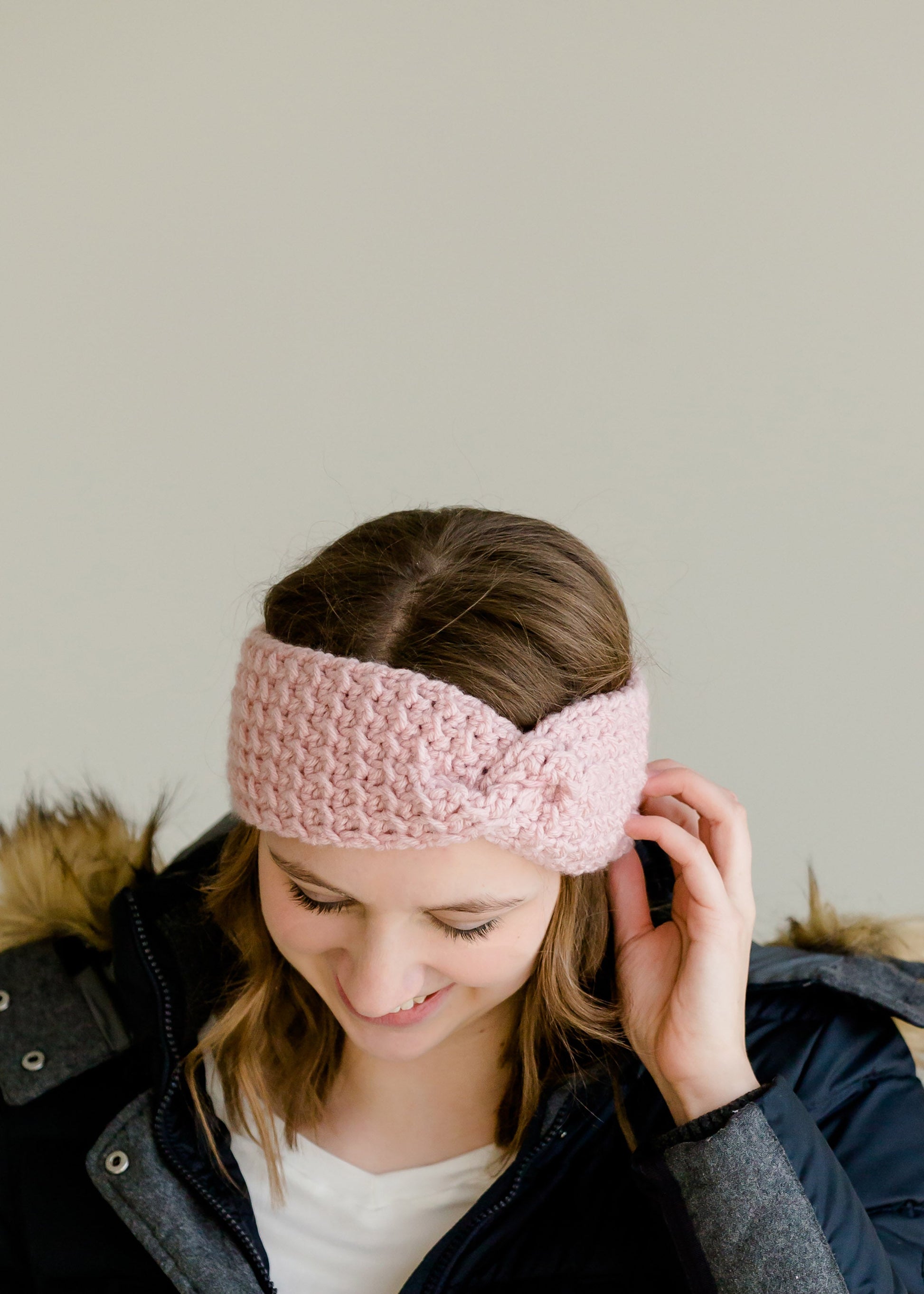 Crocheted Blush Headband - FINAL SALE Accessories
